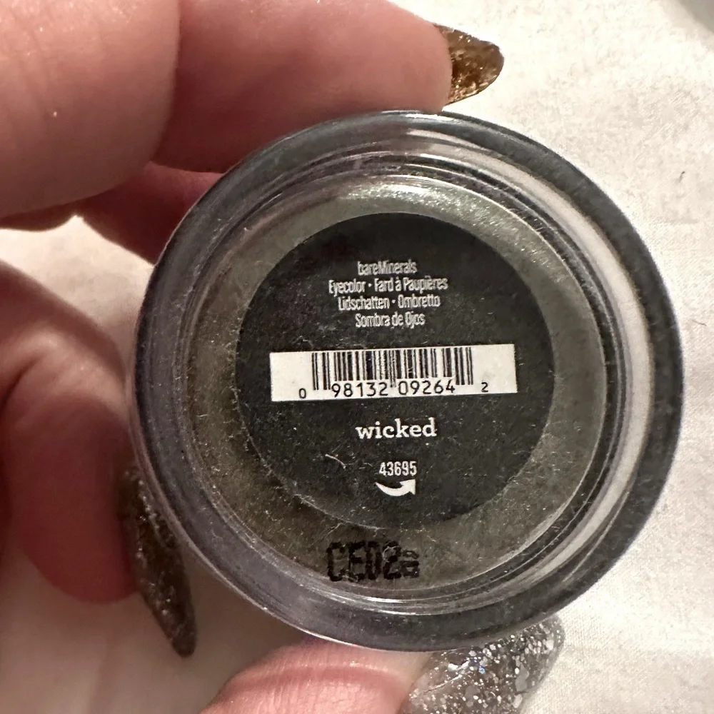 bareMinerals, WICKED loose mineral eyeshadow, DISCONT’D, .02 ounce NWOB
